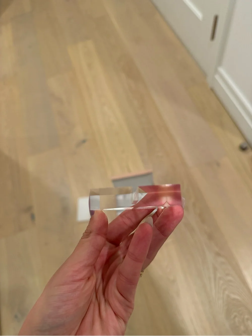 Acrylic clear sign holders - 3 inch with 3mm slot